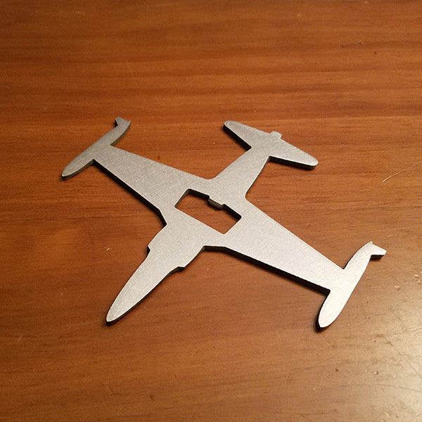 T-33 / F-80 Shooting Star Bottle Opener - PLANEFORM